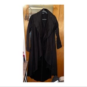 Long length Black Pea Coat